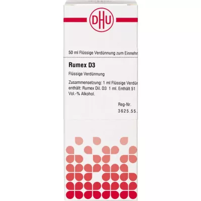 RUMEX D 3 Rozcieńczenie, 50 ml