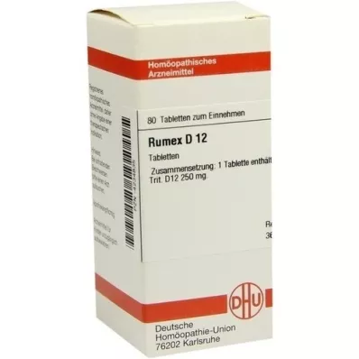RUMEX D 12 tabletek, 80 szt