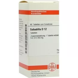 SABADILLA D 12 tabletek, 80 szt