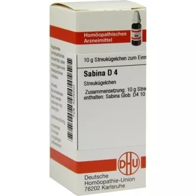 SABINA D 4 globulki, 10 g