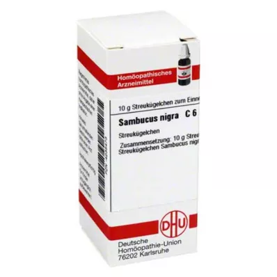 DHU Sambucus nigra C 6 globulek, 10 g DHU Sambucus nigra C 6 globulek, 10 g