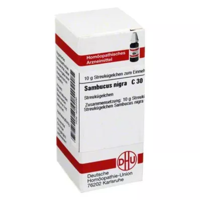 DHU Sambucus nigra C 30 globulek, 10 g DHU Sambucus nigra C 30 globulek, 10 g
