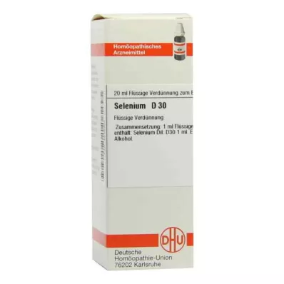 SELENIUM D 30 Rozcieńczenie, 20 ml SELENIUM D 30 Rozcieńczenie, 20 ml