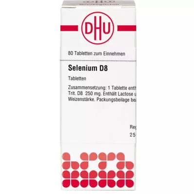 SELENIUM D 8 tabletek, 80 szt