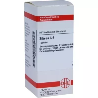 SILICEA C 6 tabletek, 80 szt