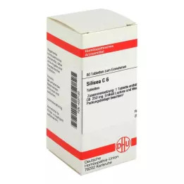 SILICEA C 6 tabletek, 80 szt