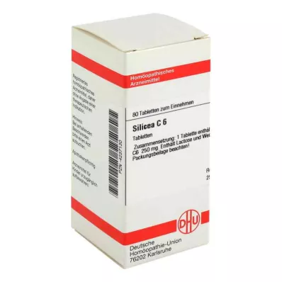 SILICEA C 6 tabletek, 80 szt