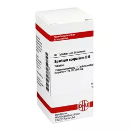 SPARTIUM SCOPARIUM D 6 tabletek, 80 szt