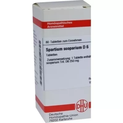 SPARTIUM SCOPARIUM D 6 tabletek, 80 szt