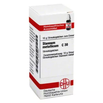 DHU Stannum metalicum C 30 globulek, 10 g
