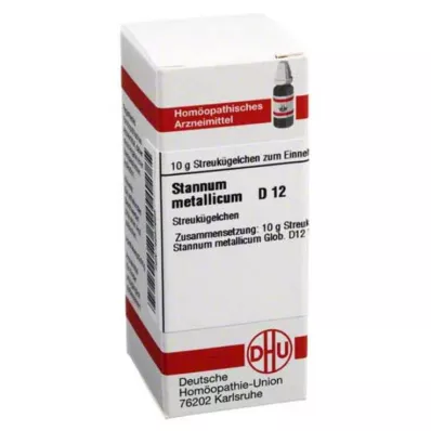 STANNUM METALLICUM D 12 kulek, 10 g