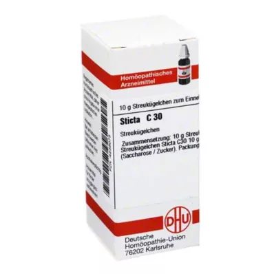 DHU Sticta C 30 globulek, 10 g DHU Sticta C 30 globulek, 10 g