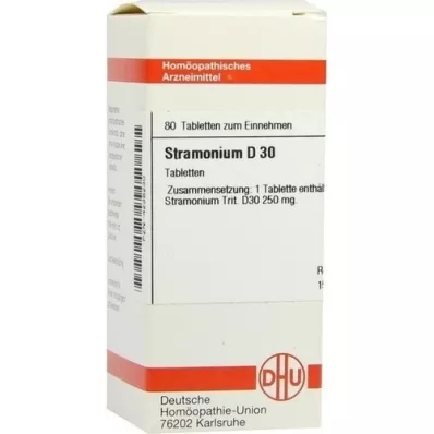 STRAMONIUM D 30 tabletek, 80 szt