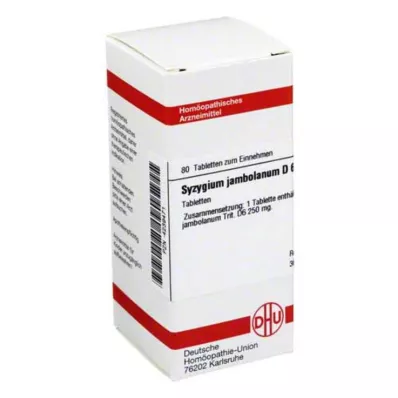 SYZYGIUM JAMBOLANUM D 6 tabletek, 80 szt