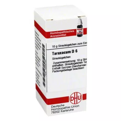 TARAXACUM D 6 kulek, 10 g