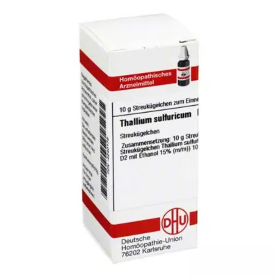 THALLIUM SULFURICUM D 6 kulek, 10 g