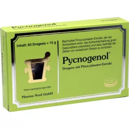 PYCNOGENOL KIEFERNRINDENEXTRAKT Pharma Nord Drag., 60 szt