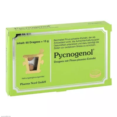 PYCNOGENOL KIEFERNRINDENEXTRAKT Pharma Nord Drag., 60 szt