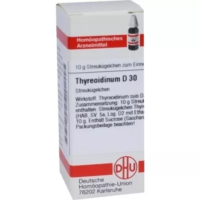 THYREOIDINUM D 30 kulek, 10 g