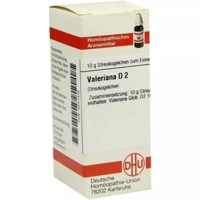 VALERIANA D 2 globulki, 10 g