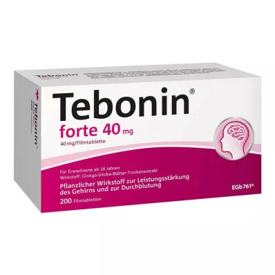 Tebonin® forte 40 mg tabletki powlekane, 200 szt Tebonin® forte 40 mg tabletki powlekane, 200 szt