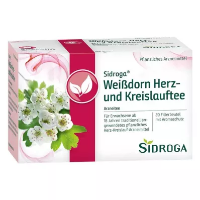 SIDROGA Zestaw filtrów do herbaty Hawthorn Heart and Circulation, 20X1,5 g
