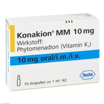 Konakion MM 10 mg roztwór, 10 szt Konakion MM 10 mg roztwór, 10 szt