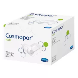 COSMOPOR jałowy opatrunek na ranę 5x7,2 cm, 50 szt