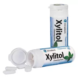 MIRADENT Xylitol Chewing Gum Mint, 30 szt