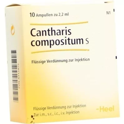 CANTHARIS COMPOSITUM Ampułki S, 10 szt