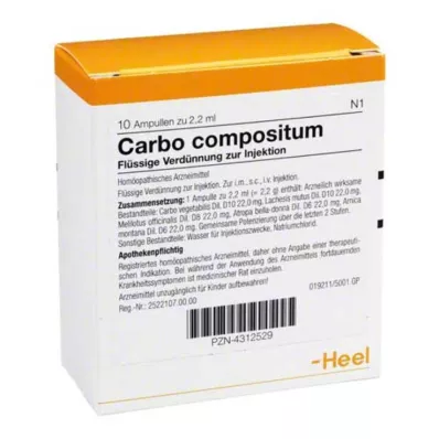 CARBO COMPOSITUM Ampułki, 10 szt CARBO COMPOSITUM Ampułki, 10 szt