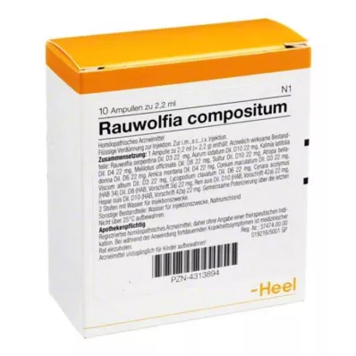 Ampułki Rauwolfia Compositum, 10 szt