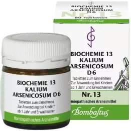 BIOCHEMIE 13 Kalium arsenicosum D 6 tabletek, 80 szt