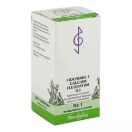 BIOCHEMIE 1 Calcium fluoratum D 3 tabletki, 200 szt