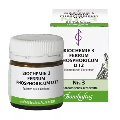 Biochemia 3 Ferrum phoricum D 12 tabletek, 80 szt Biochemia 3 Ferrum phoricum D 12 tabletek, 80 szt