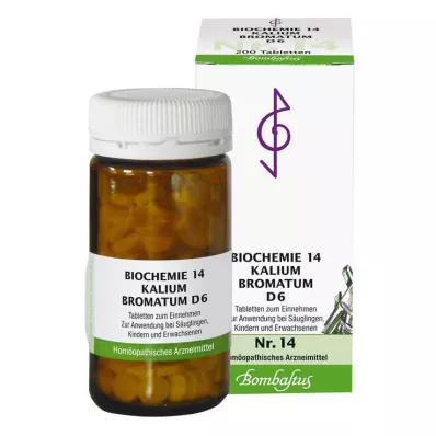 BIOCHEMIE 14 Kalium bromatum D 6 tabletek, 200 szt