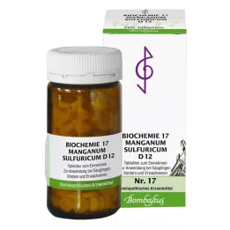 BIOCHEMIE 17 Manganum sulphuricum D 12 tabletek, 200 szt