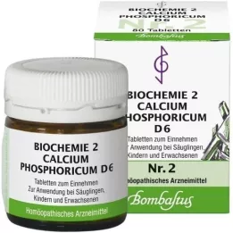 BIOCHEMIE 2 Calcium phosphoricum D 6 tabletek, 80 szt