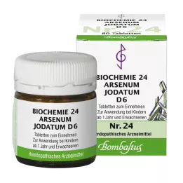 BIOCHEMIE 24 Arsenum jodatum D 6 tabletek, 80 szt