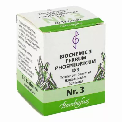 Biochemia 3 tabletki Ferrum phoricum D3 (80 sztuk) Biochemia 3 tabletki Ferrum phoricum D3 (80 sztuk)