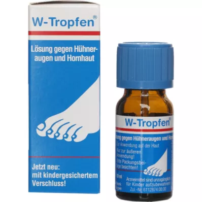 W-TROPFEN Roztwór przeciw odciskom+odparzeniom, 10 ml