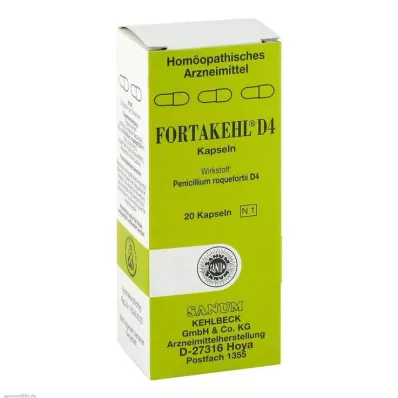 FORTAKEHL D 4 kapsułki, 20 kapsułek