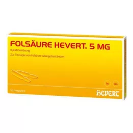 FOLSÄURE HEVERT Ampułki 5 mg, 10 szt