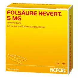 FOLSÄURE HEVERT Ampułki 5 mg, 100 szt