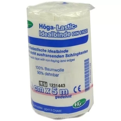 HÖGA-LASTIC Idealny bandaż 8 cm x 5 w. celofan, 1 szt