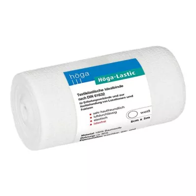 HÖGA-LASTIC Idealny bandaż 8 cm x 5 w. celofan, 1 szt
