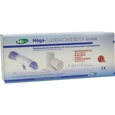 HÖGA-LASTIC Idealny bandaż 8 cmx5 m bez celofanu, 10 szt