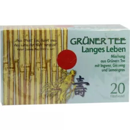 GRÜNER TEE+Saszetki filtrujące imbir+żeń-szeń, 20 szt