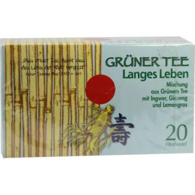 GRÜNER TEE+Saszetki filtrujące imbir+żeń-szeń, 20 szt
