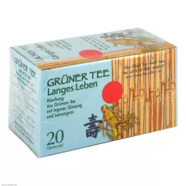GRÜNER TEE+Saszetki filtrujące imbir+żeń-szeń, 20 szt